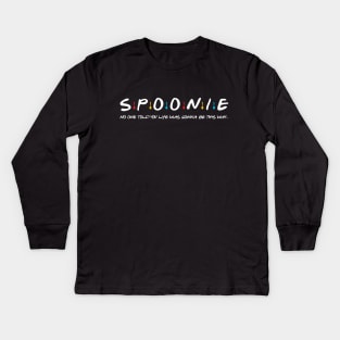 Spoonie Species: "SPOONIE..." Kids Long Sleeve T-Shirt